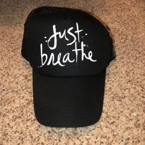 Just Breathe trucker hat